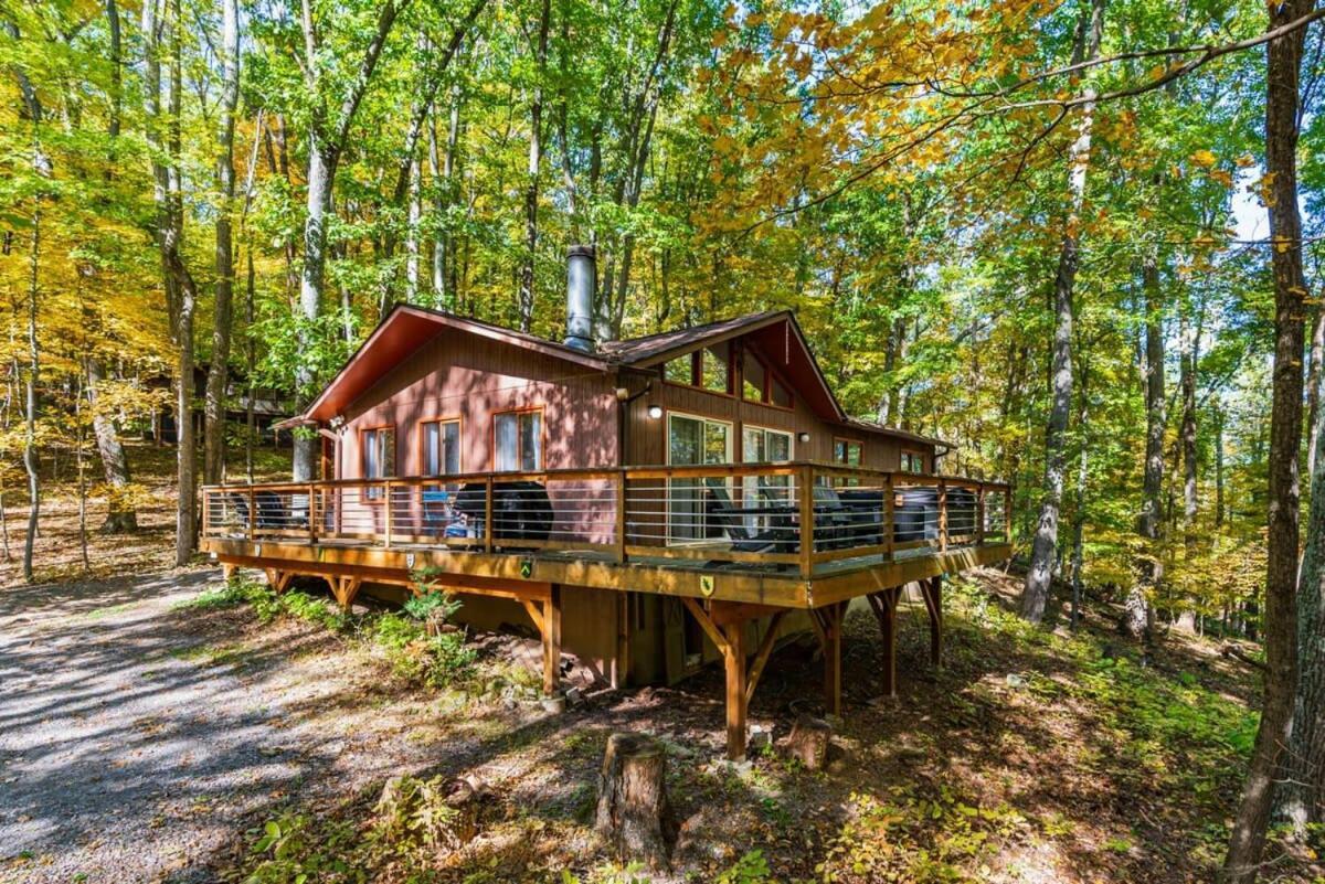 Chalet W Hot Tub, Large Deck, Grill, & Fast Wifi Berkeley Springs Exteriér fotografie